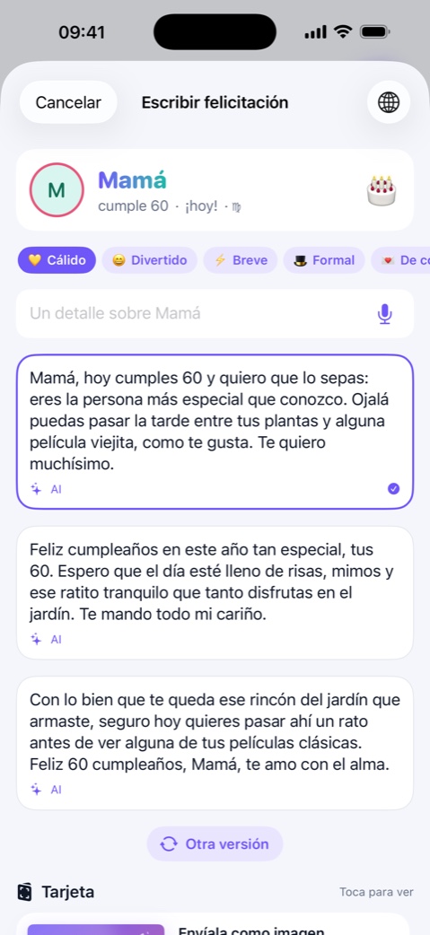 Vas a tener algo que decir.