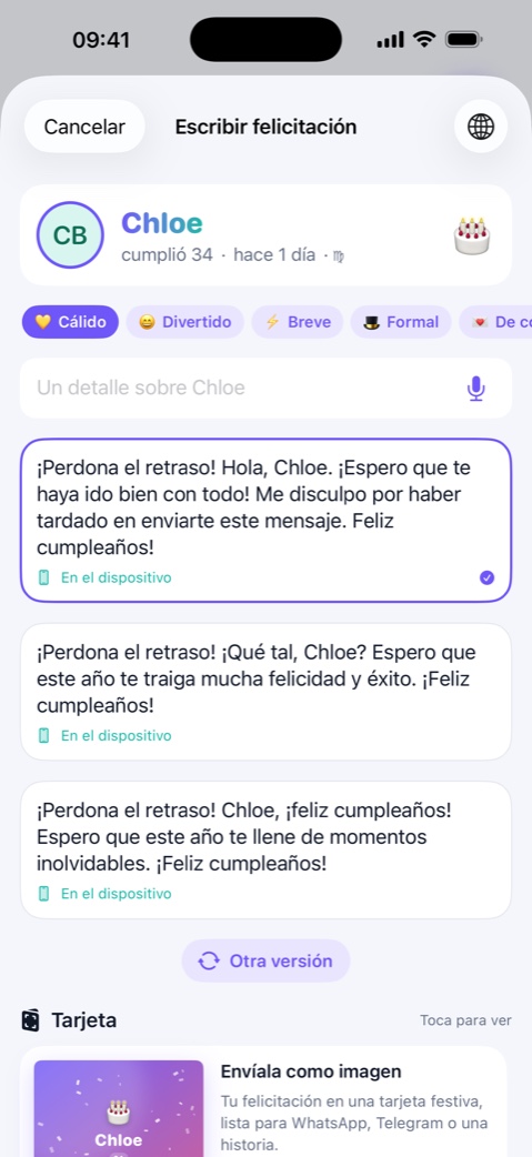 ¿Se te olvidó alguien? Aún tiene arreglo.