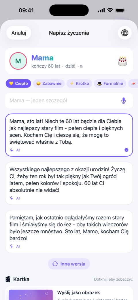 Będziesz mieć co powiedzieć.